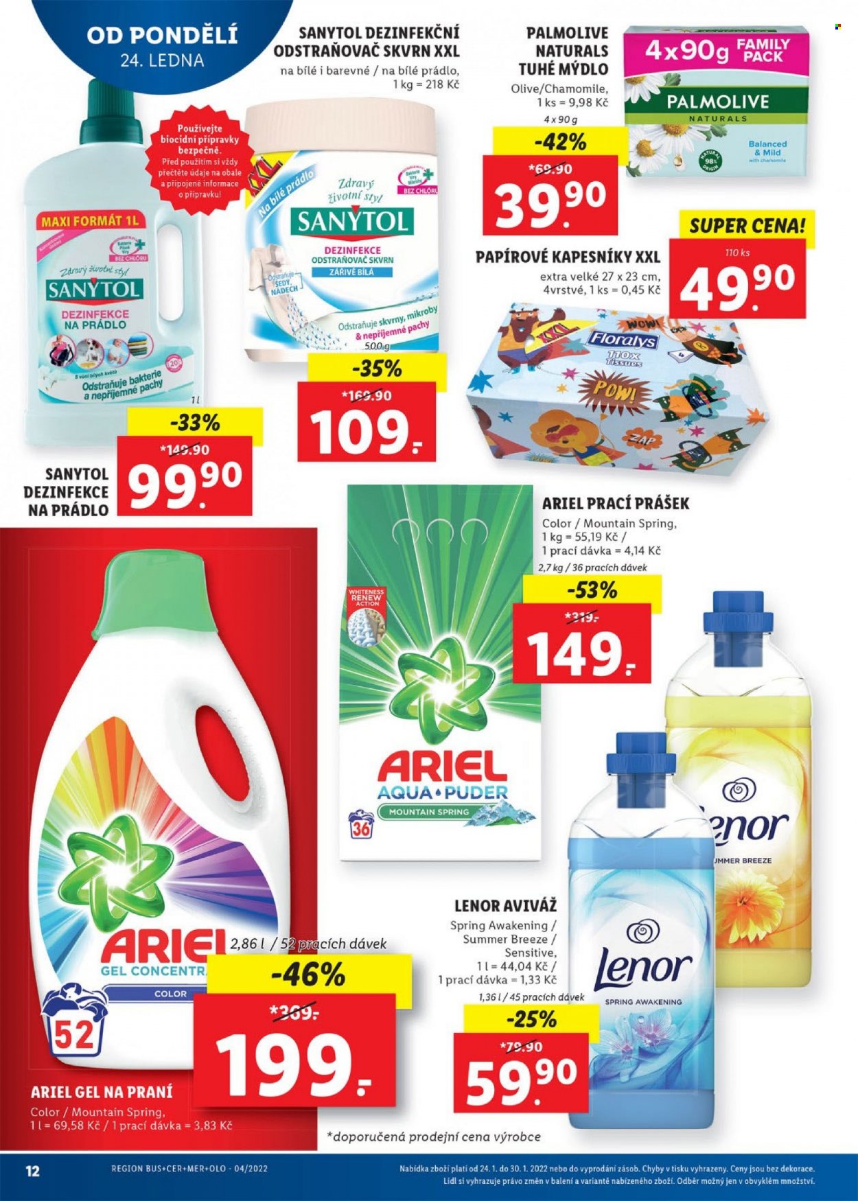 Leták Lidl - 24.1.2022 - 30.1.2022. Strana 12