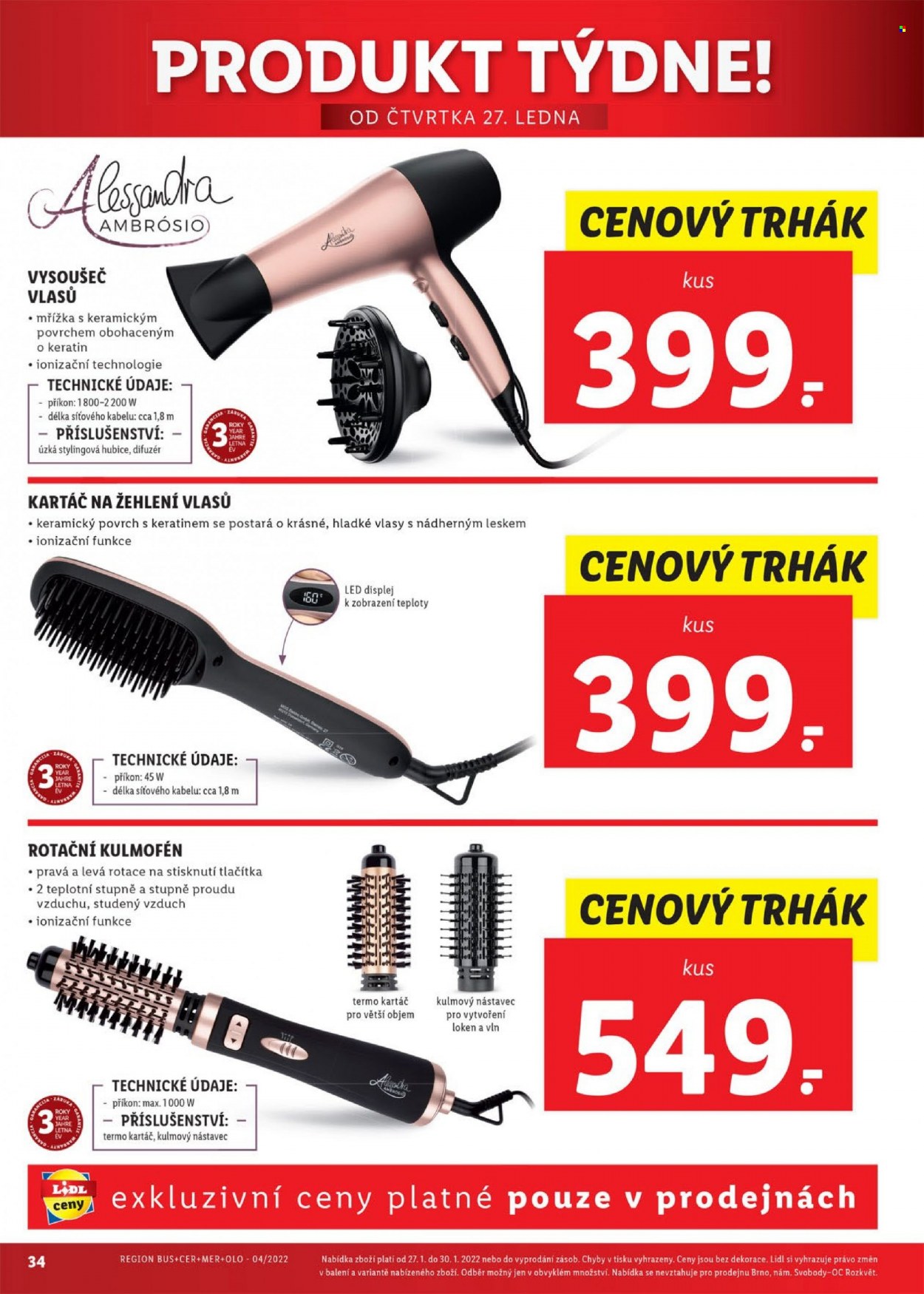 Leták Lidl - 24.1.2022 - 30.1.2022. Strana 34