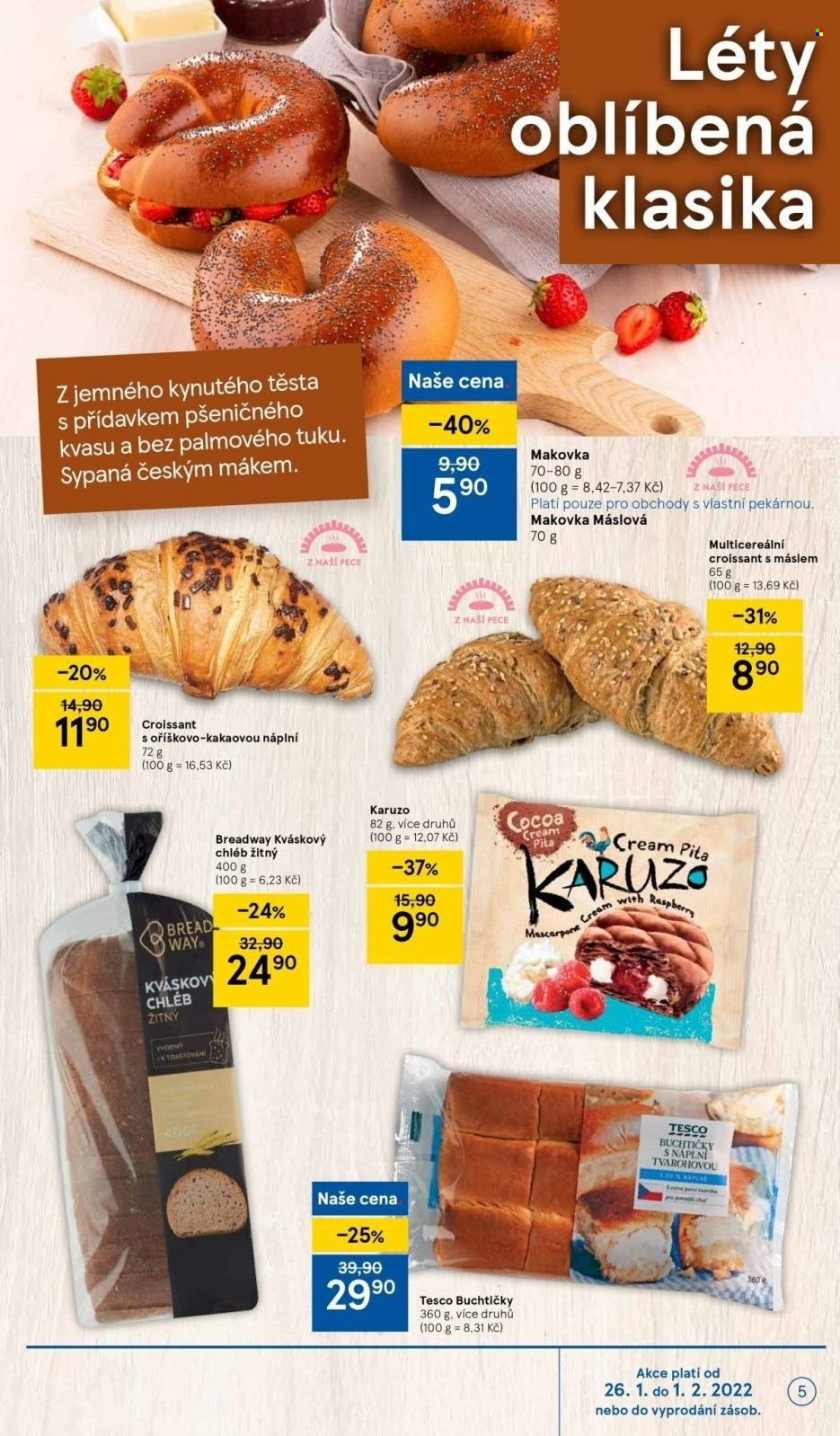 Leták TESCO - 26.1.2022 - 1.2.2022. Strana 5