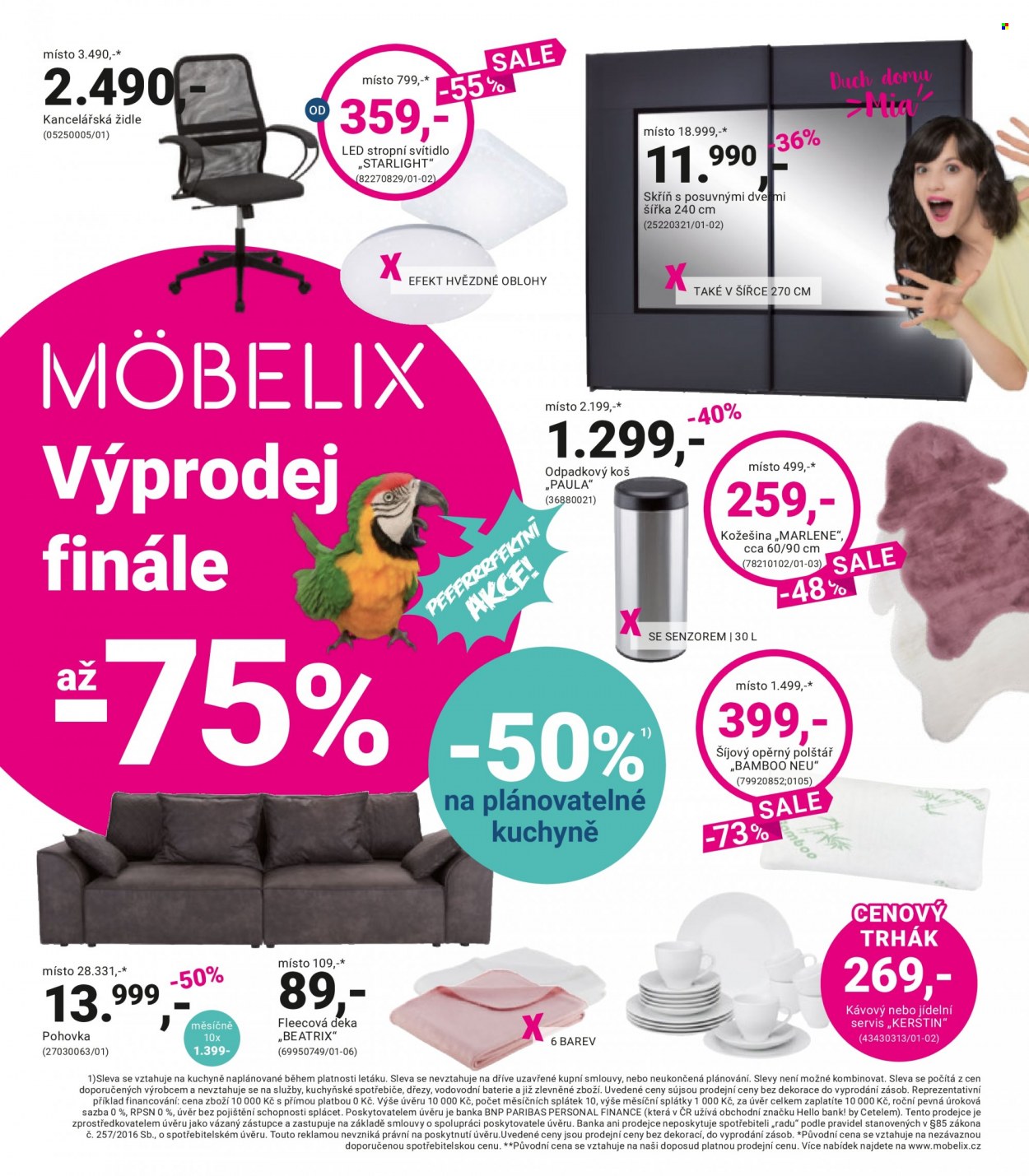 Leták MÖBELIX - 24.1.2022 - 3.2.2022. Strana 1
