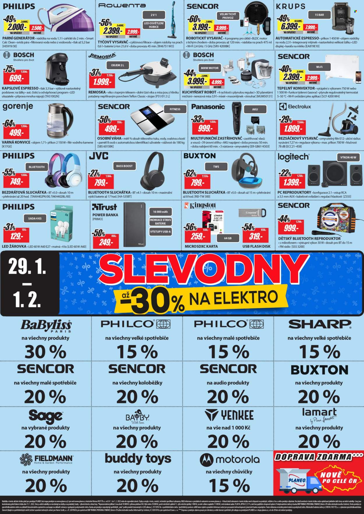 Leták PLANEO Elektro - 24.1.2022 - 1.2.2022. Strana 2