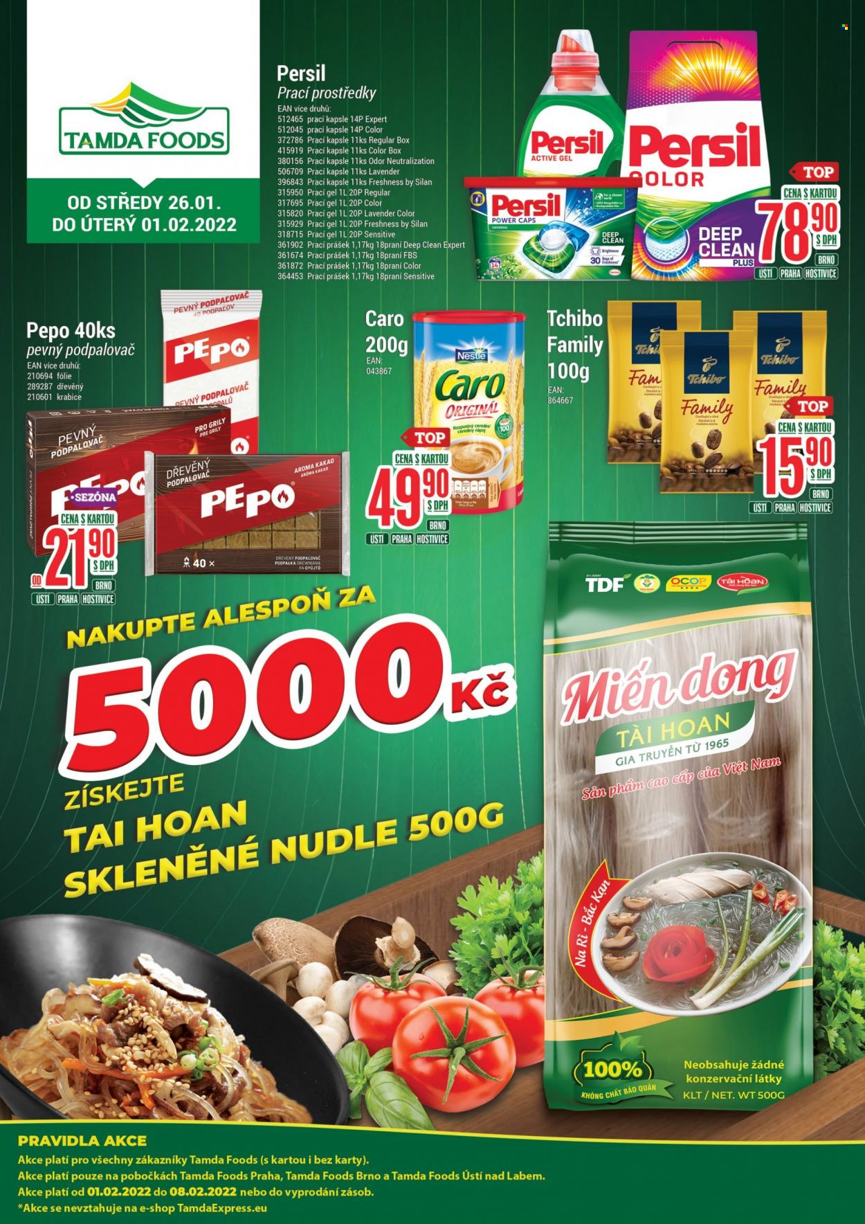 Leták Tamda Foods - 26.1.2022 - 1.2.2022. Strana 1