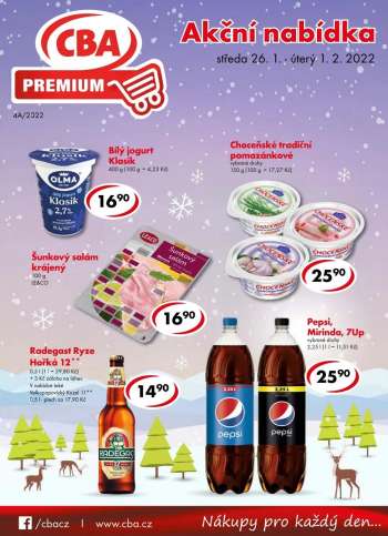 Leták CBA Premium - 26.1.2022 - 1.2.2022.