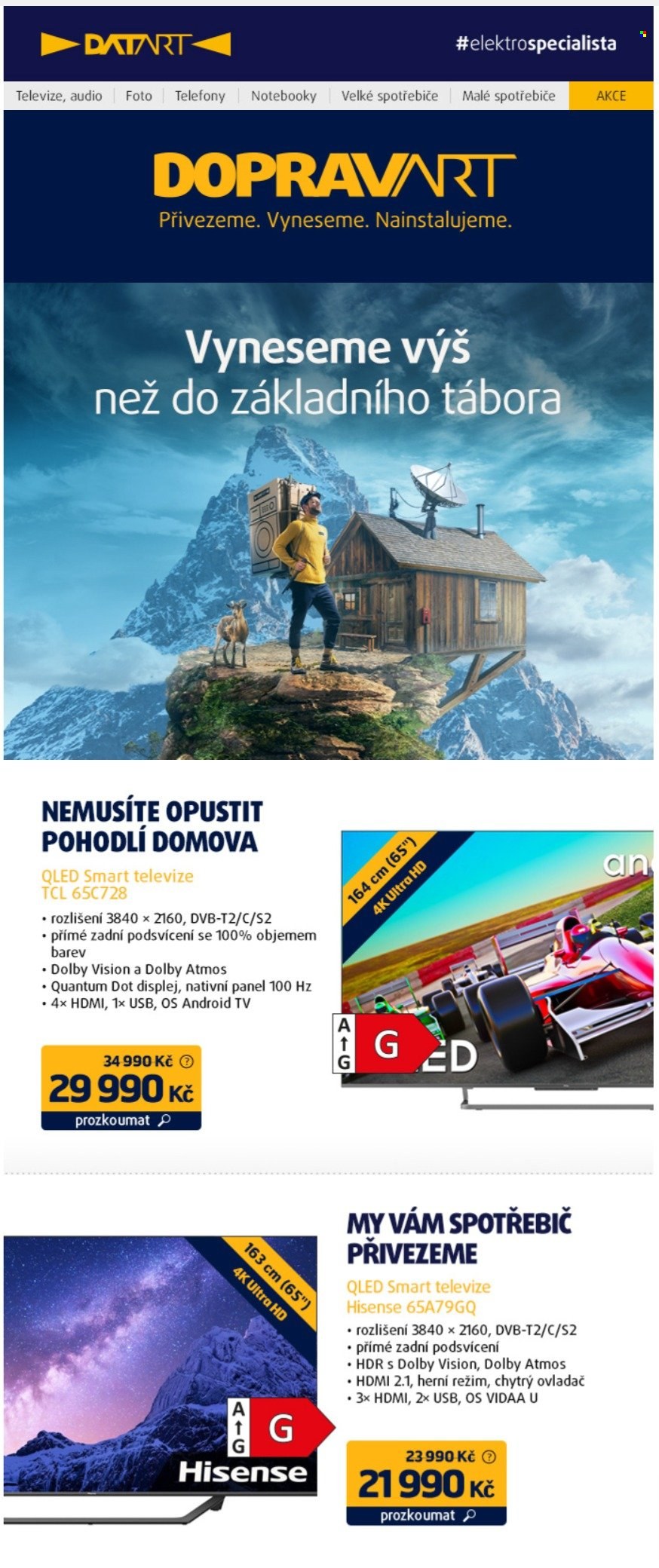 Leták DATART - 25.1.2022 - 31.1.2022. Strana 1
