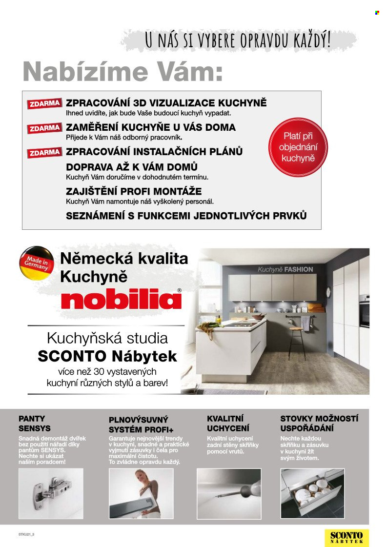 Leták SCONTO NÁBYTEK - 30.11.2022 - 30.11.2022. Strana 3