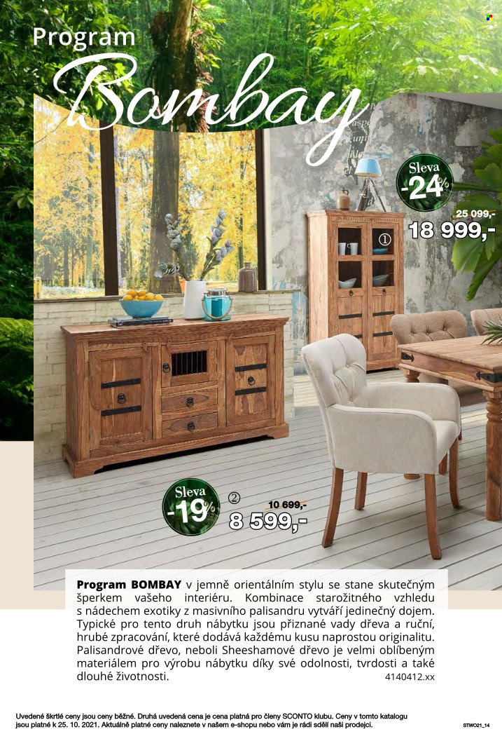 Leták SCONTO NÁBYTEK. Strana 14