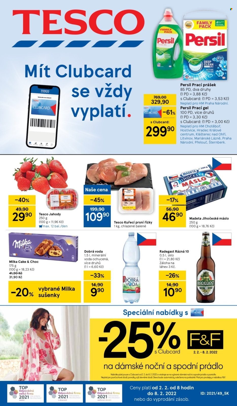 Leták TESCO - 2.2.2022 - 8.2.2022. Strana 1