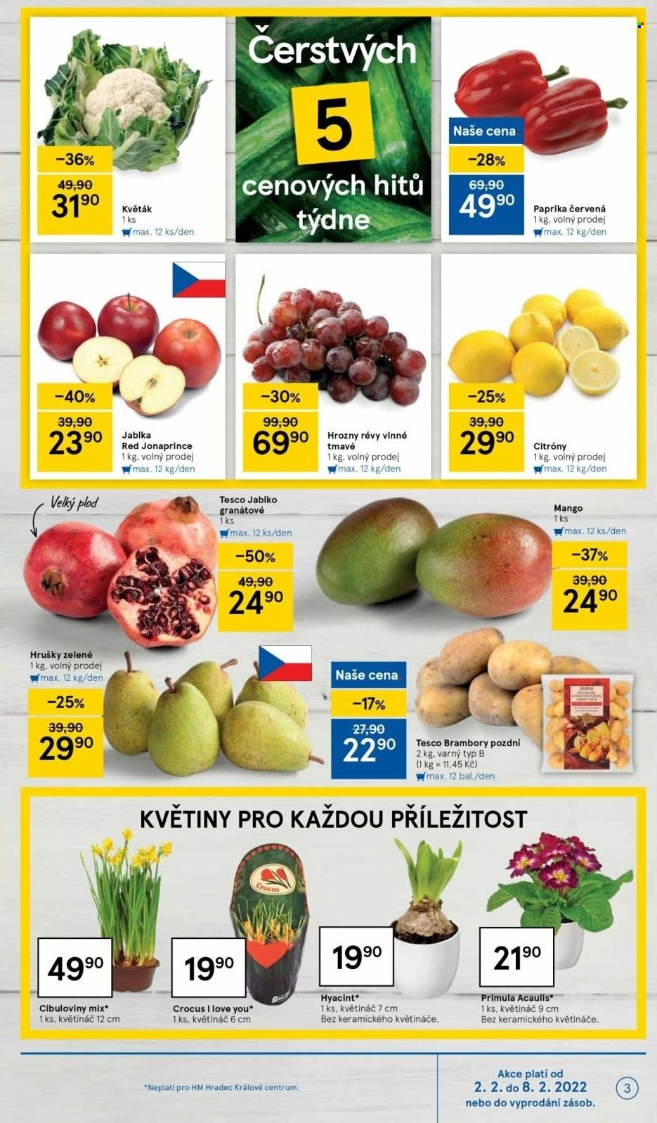 Leták TESCO - 2.2.2022 - 8.2.2022. Strana 3