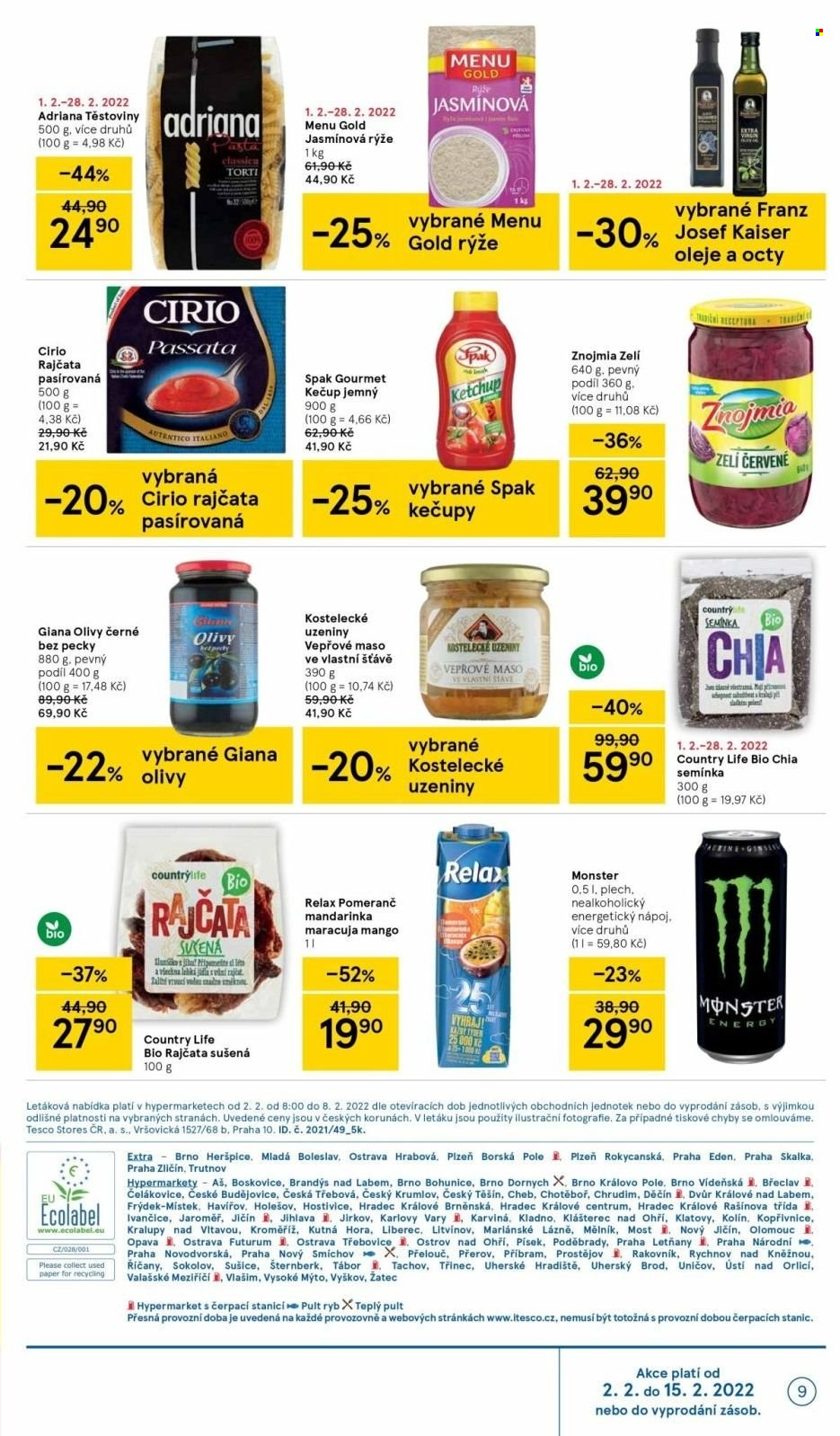 Leták TESCO - 2.2.2022 - 8.2.2022. Strana 9