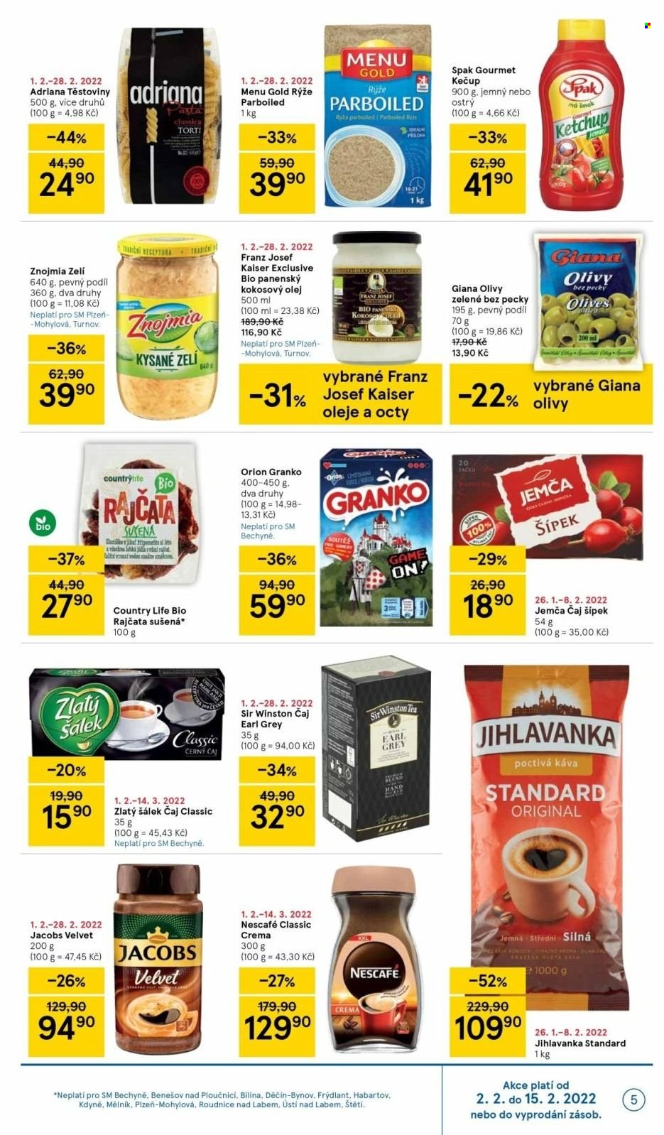 Leták TESCO supermarket - 2.2.2022 - 8.2.2022. Strana 5