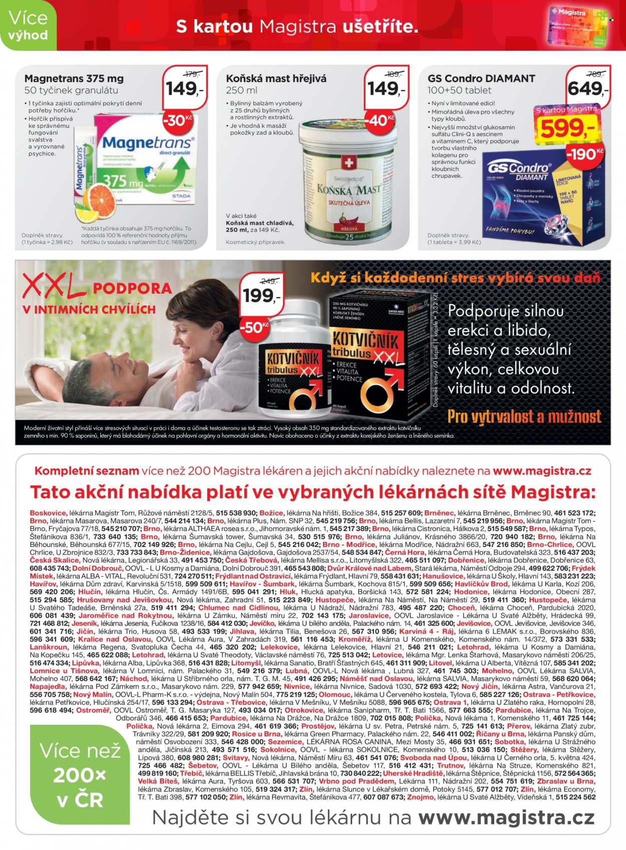 Leták Magistra Lékárny - 31.1.2022 - 27.2.2022. Strana 8