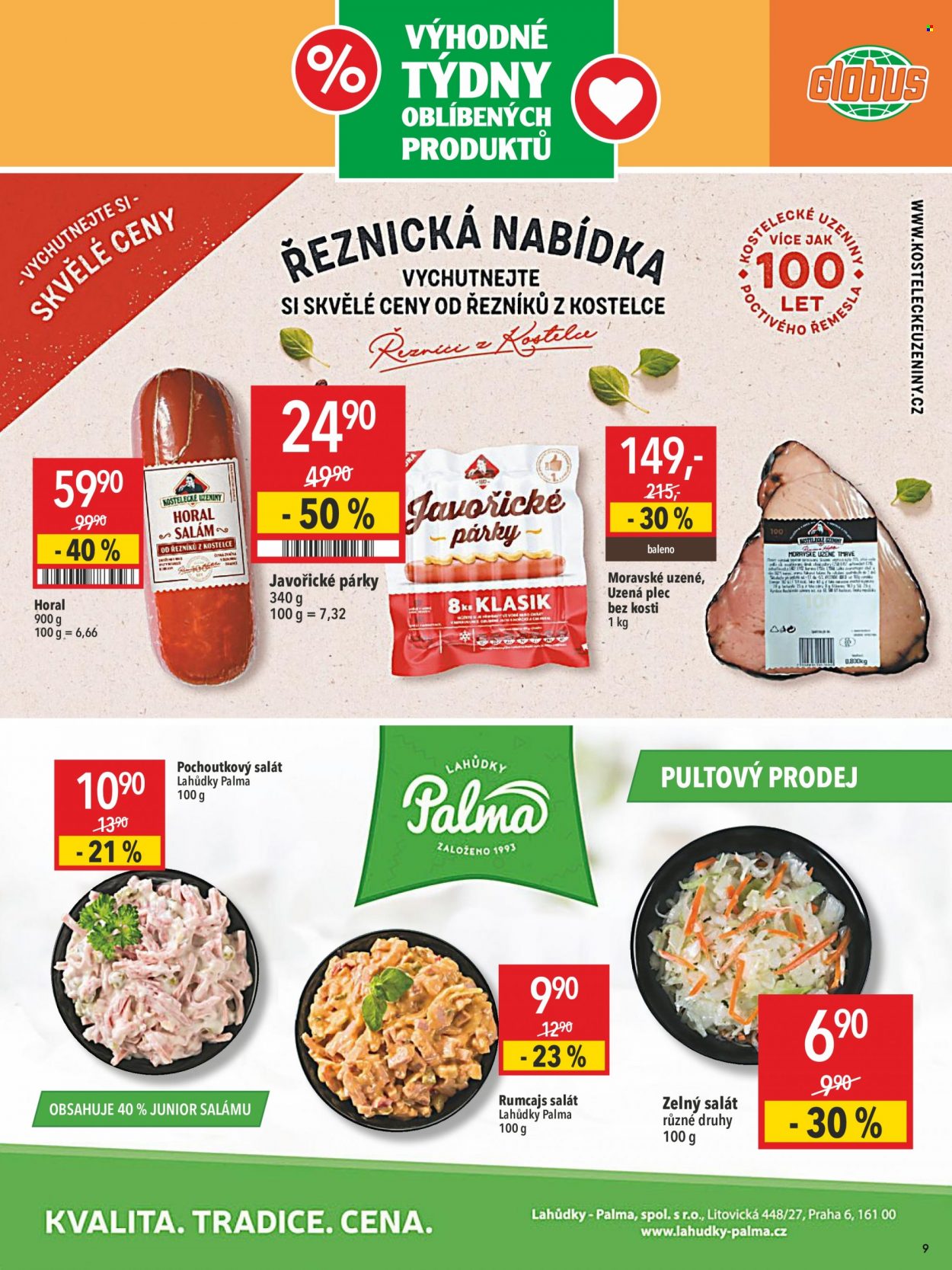 Leták Globus - 3.2.2022 - 1.3.2022. Strana 9