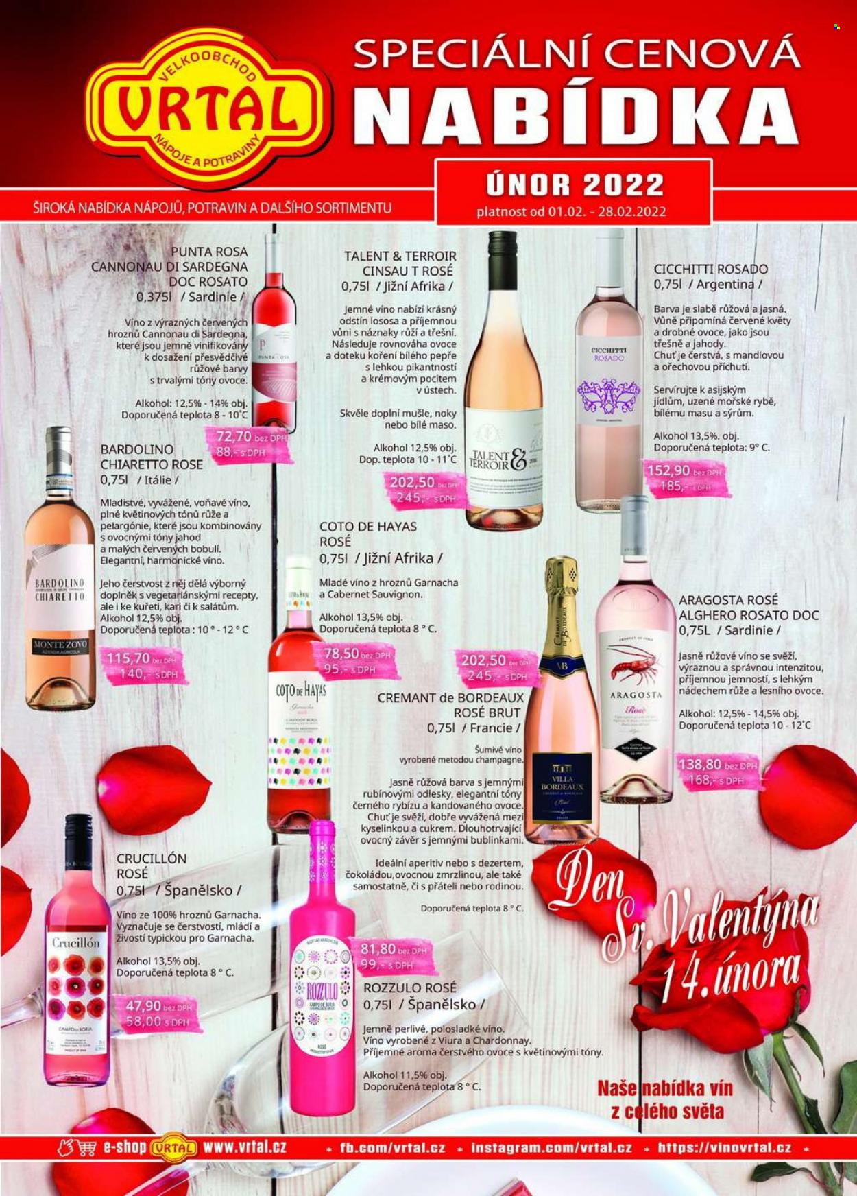 Leták Vrtal - 1.2.2022 - 28.2.2022. Strana 1