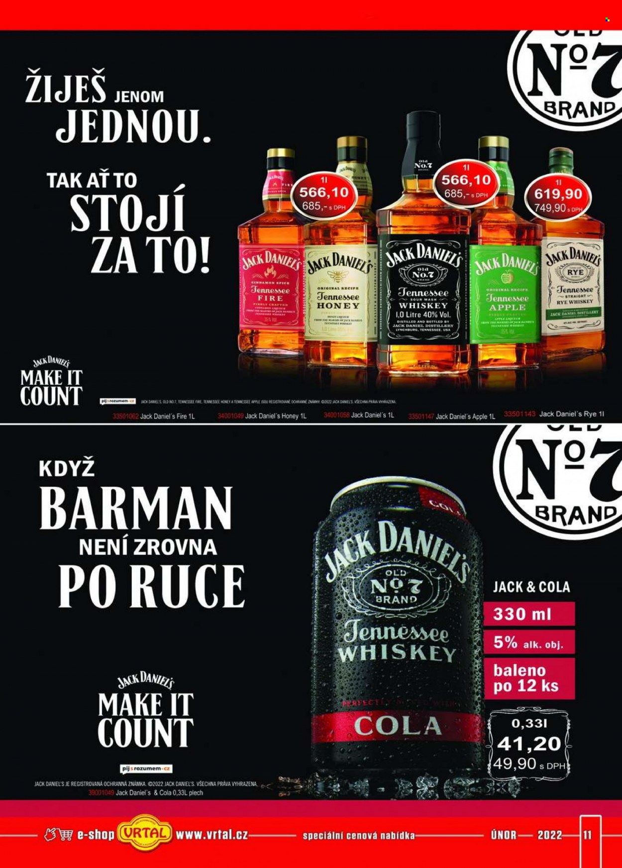 Leták Vrtal - 1.2.2022 - 28.2.2022. Strana 11