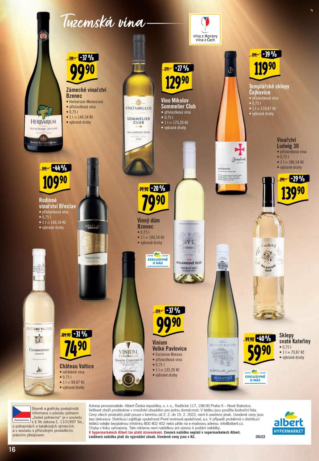Leták Albert Hypermarket - 2.2.2022 - 15.2.2022. Strana 16