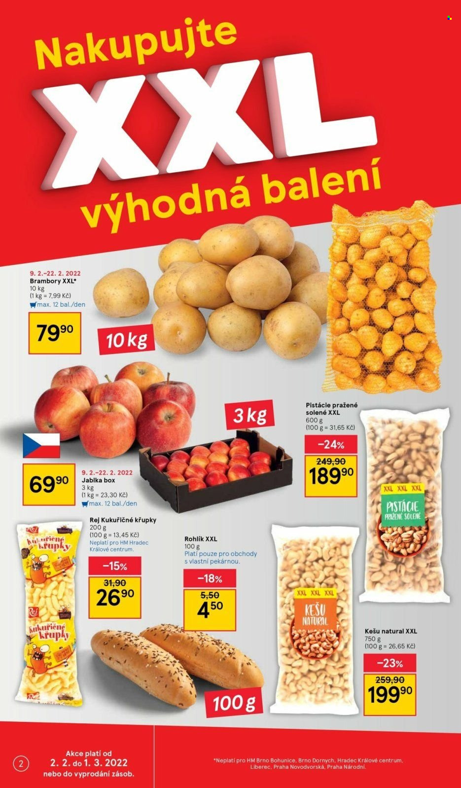 Leták TESCO - 9.2.2022 - 15.2.2022. Strana 2