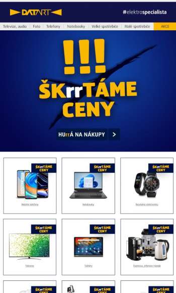 Leták DATART - 8.2.2022 - 13.2.2022.