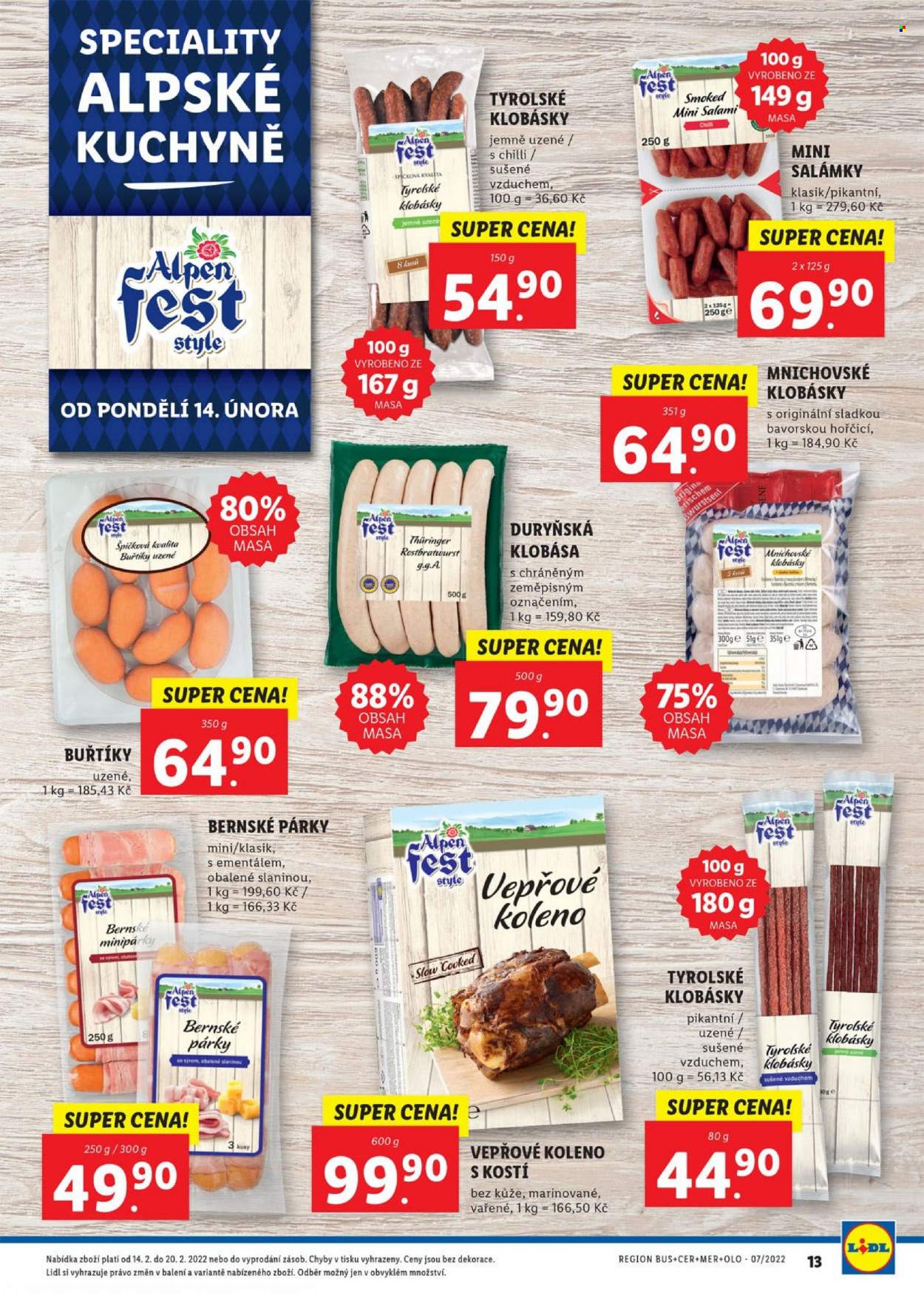 Leták Lidl - 14.2.2022 - 20.2.2022. Strana 13
