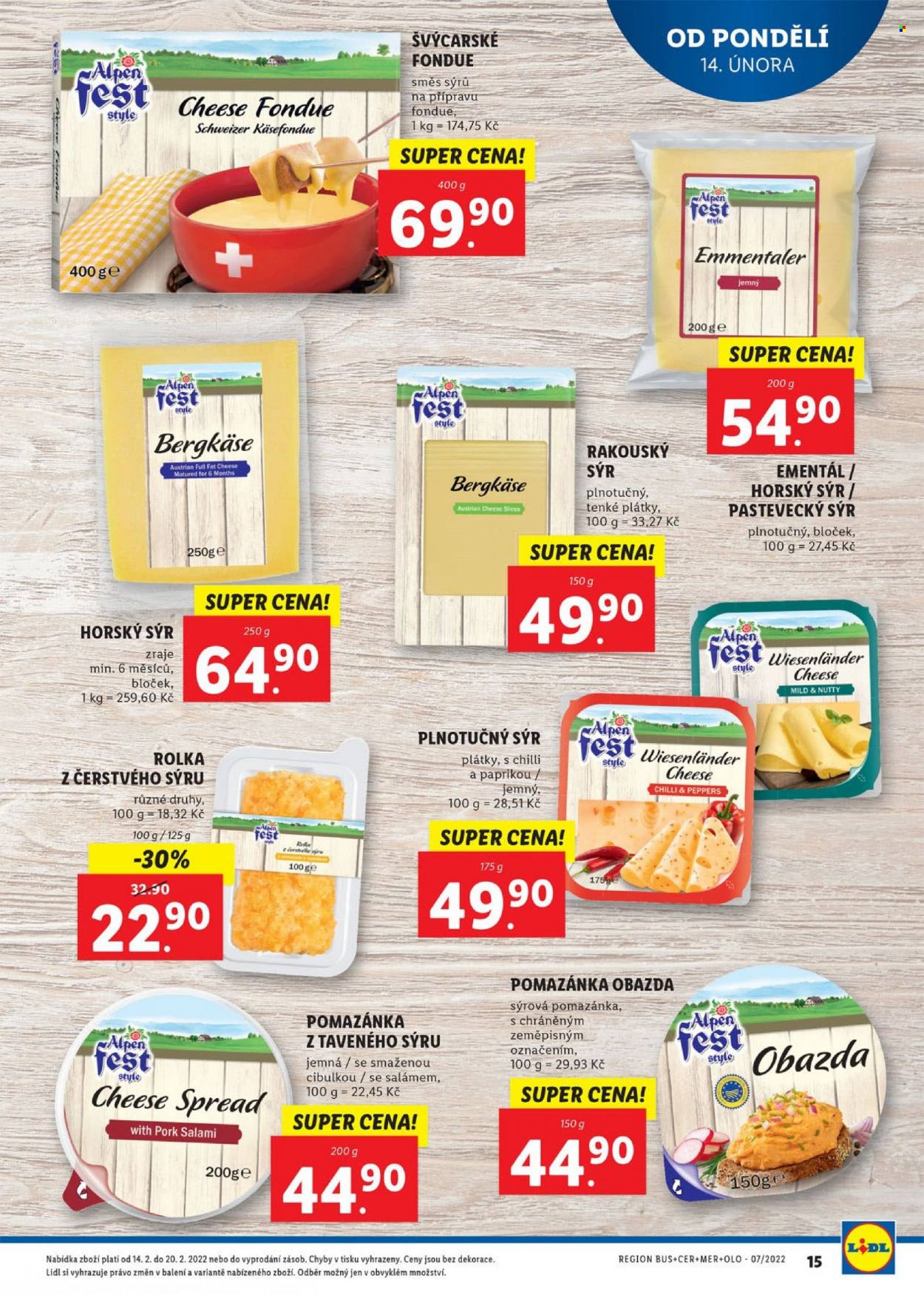Leták Lidl - 14.2.2022 - 20.2.2022. Strana 15