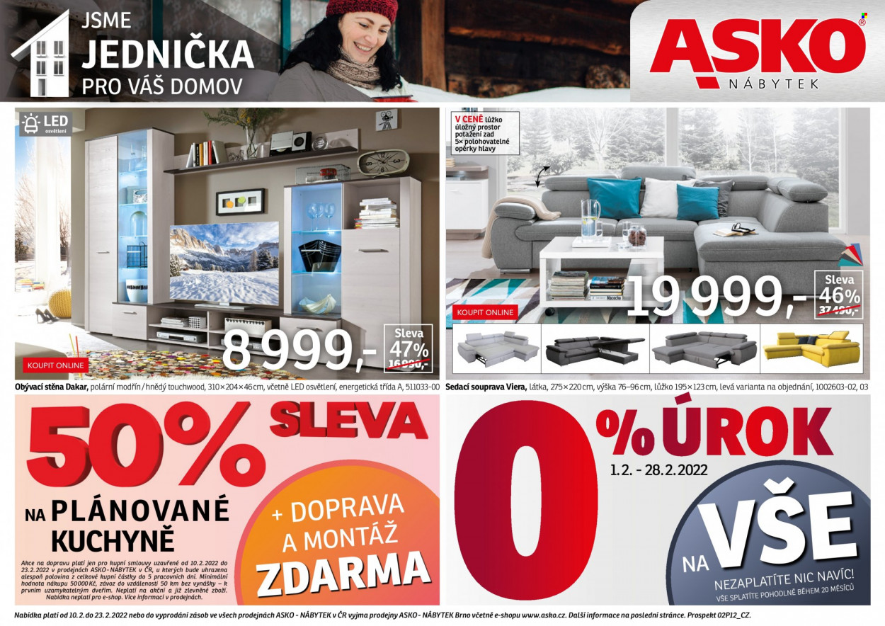 Leták ASKO - 10.2.2022 - 23.2.2022. Strana 1