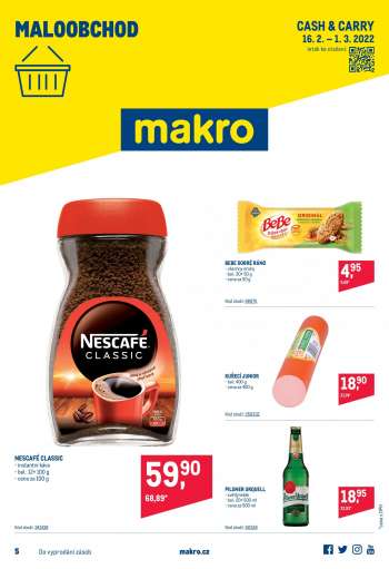 Leták MAKRO - 16.2.2022 - 1.3.2022.