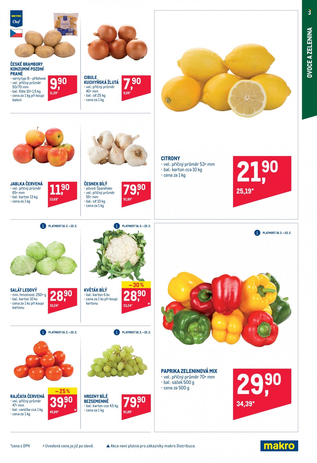 Leták MAKRO - 16.2.2022 - 1.3.2022. Strana 3