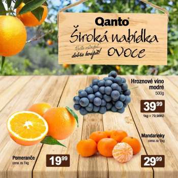 Leták Qanto market - 11.2.2022 - 13.2.2022.
