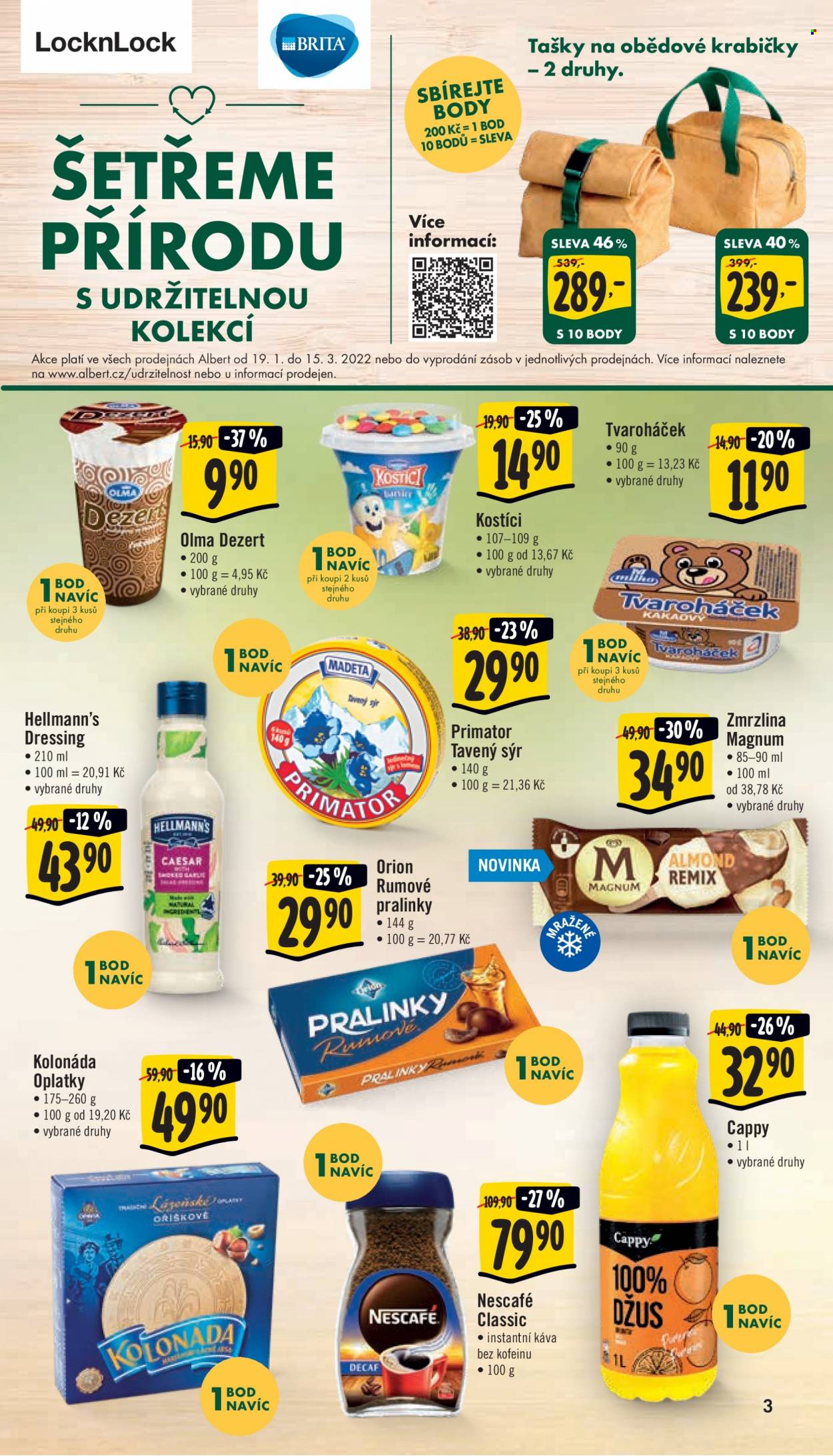 Leták Albert Supermarket - 16.2.2022 - 22.2.2022. Strana 3