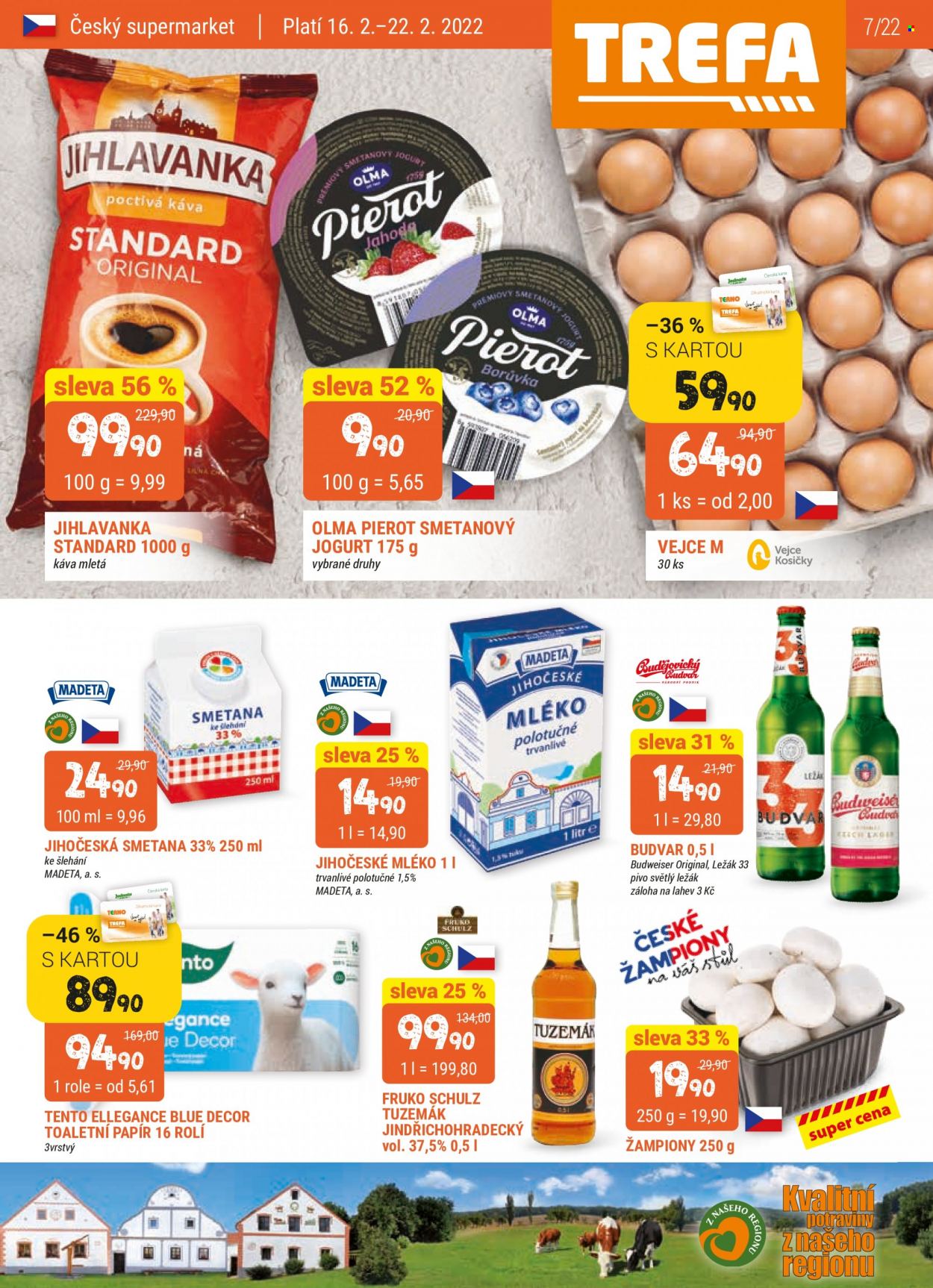Leták TREFA coop - 16.2.2022 - 22.2.2022. Strana 1