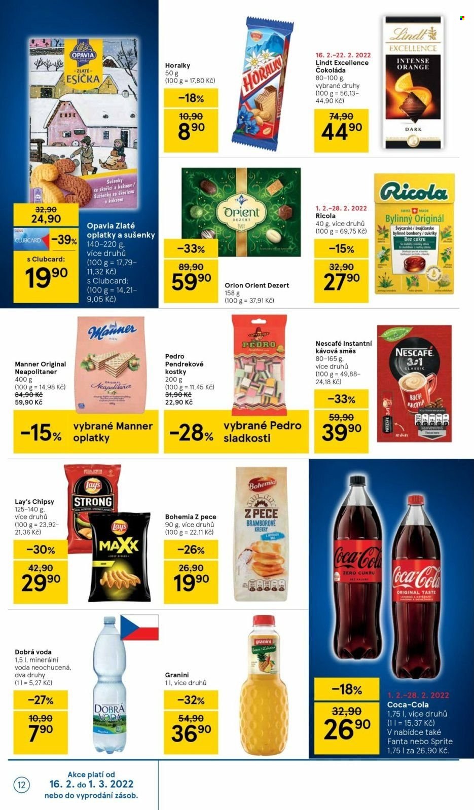 Leták TESCO - 16.2.2022 - 22.2.2022. Strana 12