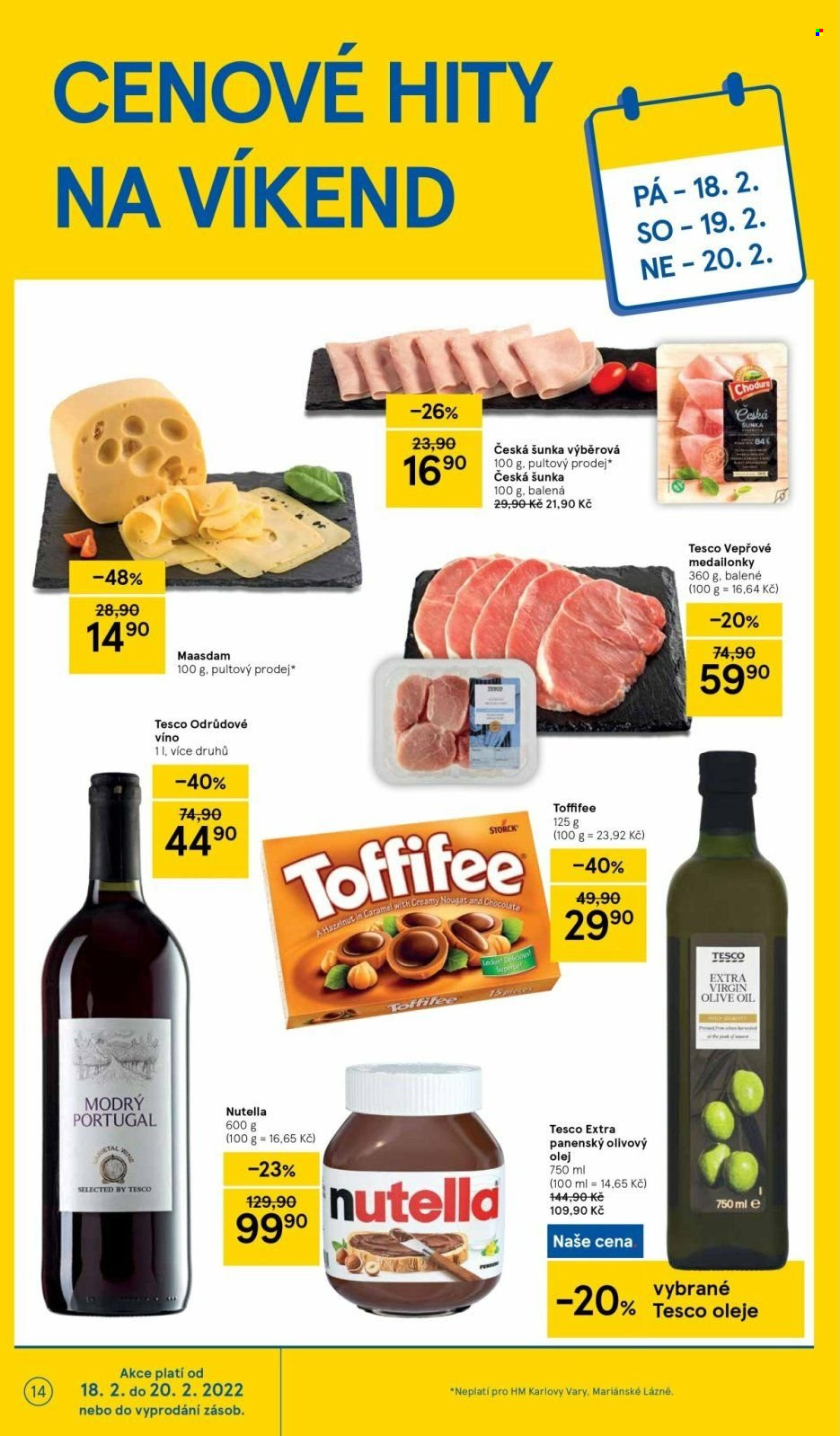 Leták TESCO - 16.2.2022 - 22.2.2022. Strana 14