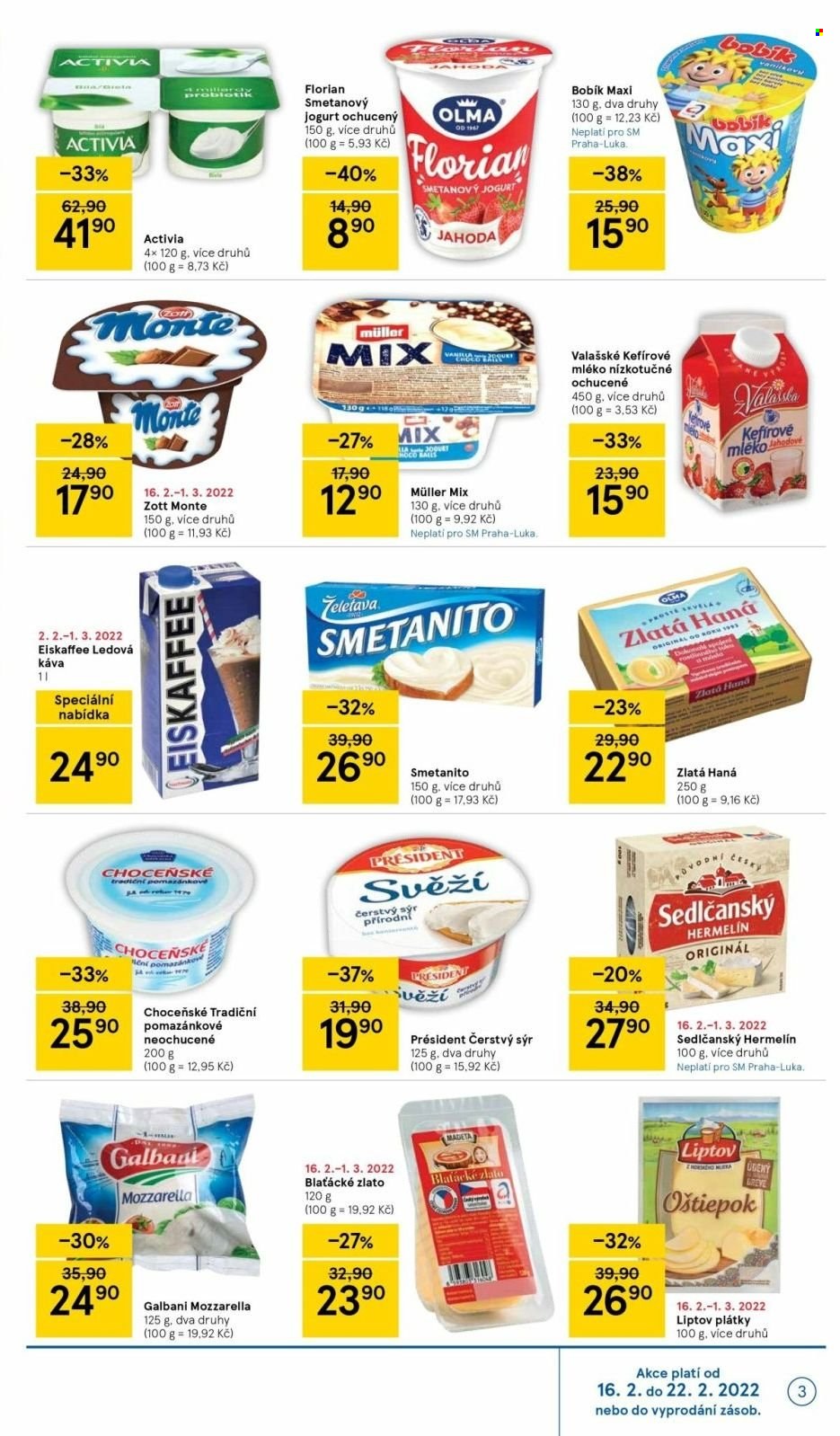 Leták TESCO supermarket - 16.2.2022 - 22.2.2022. Strana 3