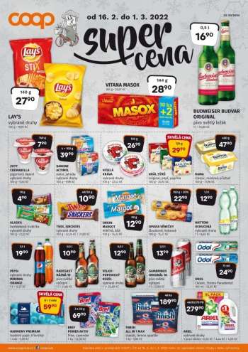 Leták coop TIP - 16.2.2022 - 1.3.2022.