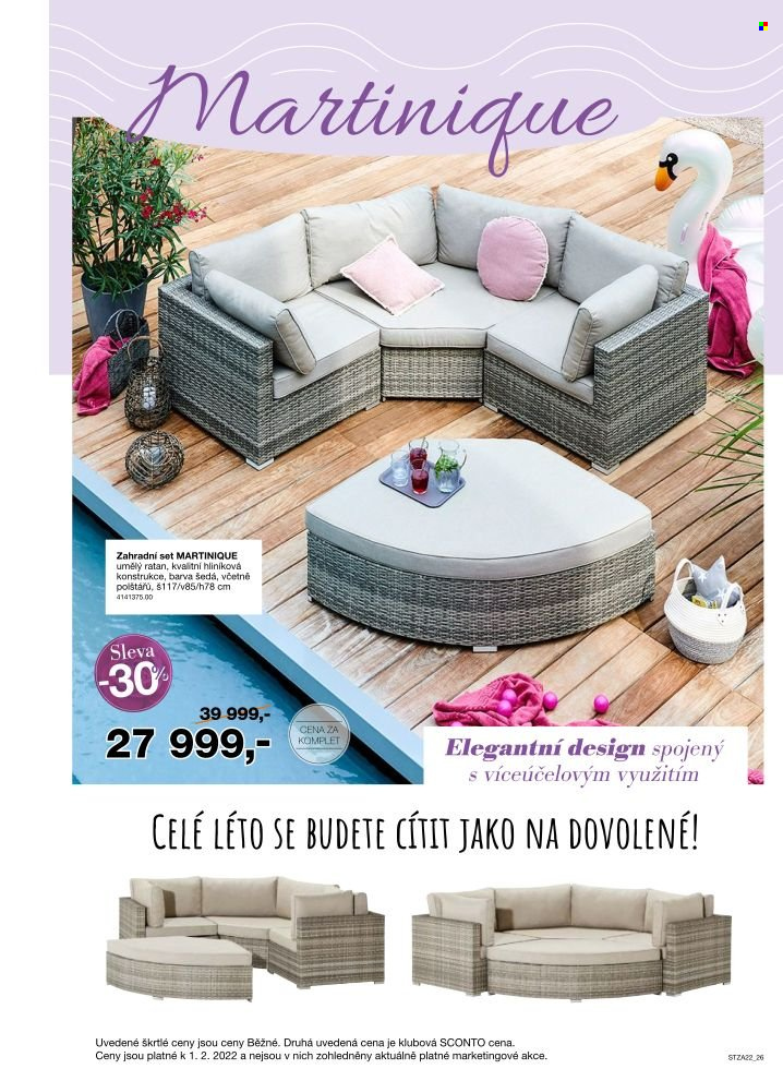 Leták SCONTO NÁBYTEK. Strana 14