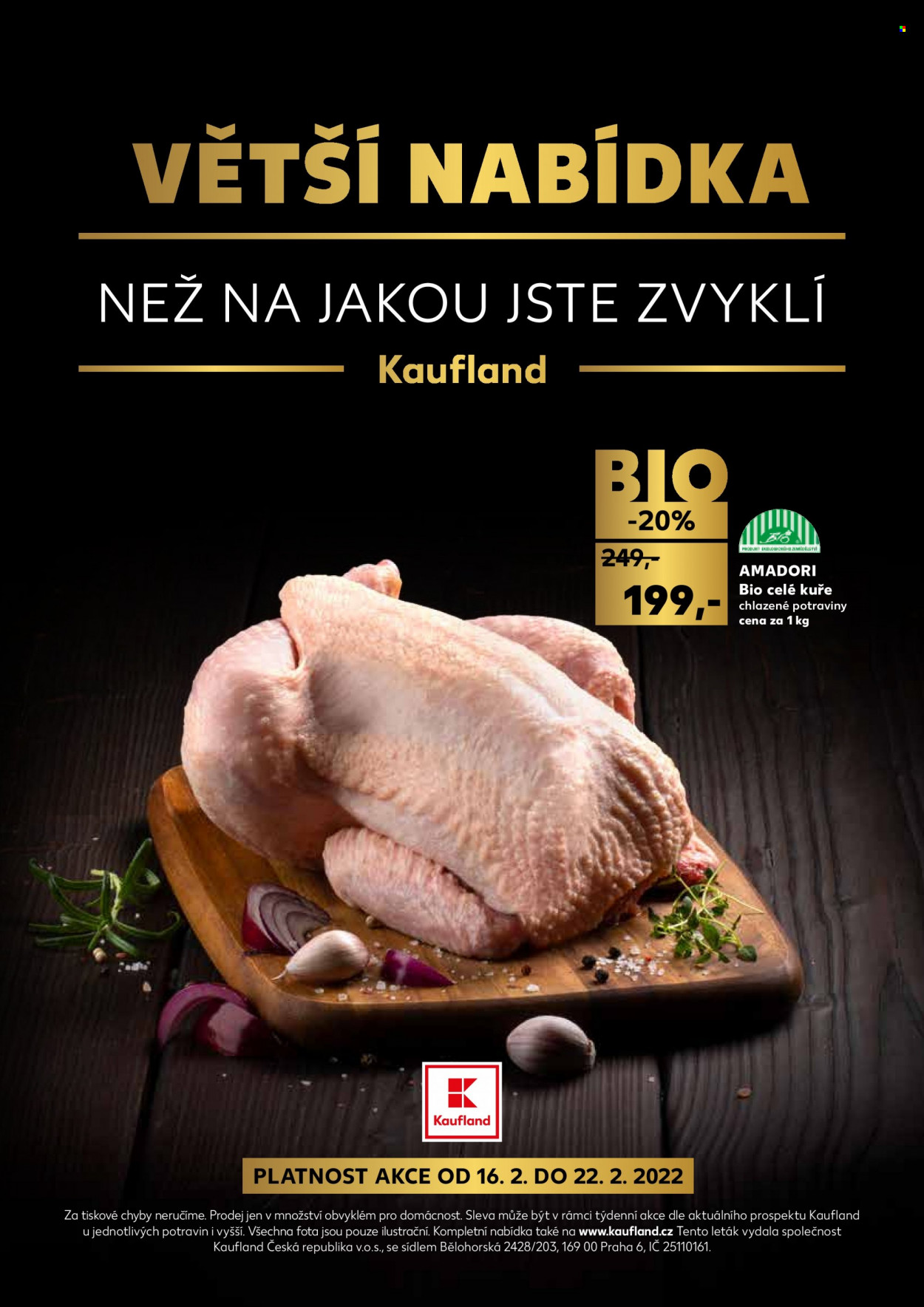 Leták Kaufland - 16.2.2022 - 22.2.2022. Strana 1