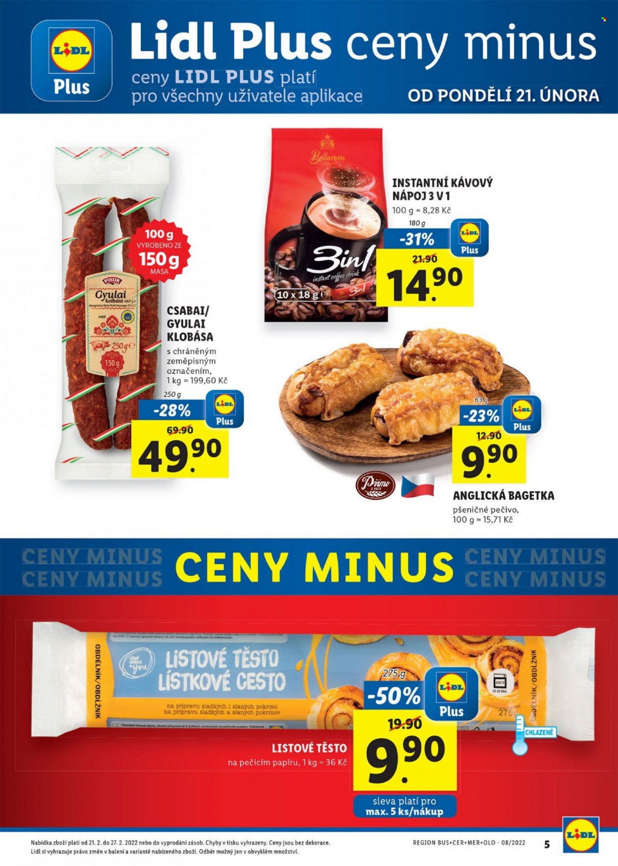 Leták Lidl - 21.2.2022 - 27.2.2022. Strana 5