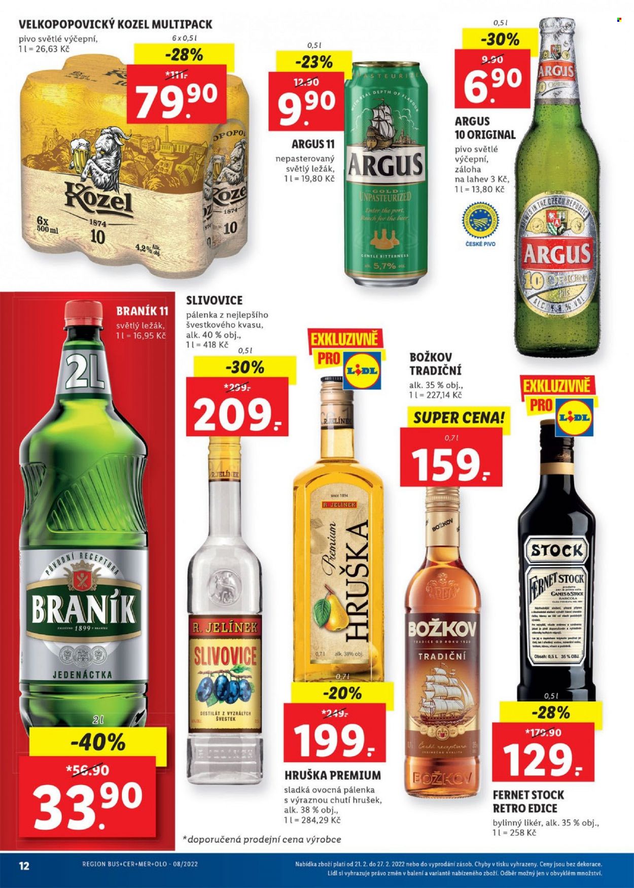 Leták Lidl - 21.2.2022 - 27.2.2022. Strana 12