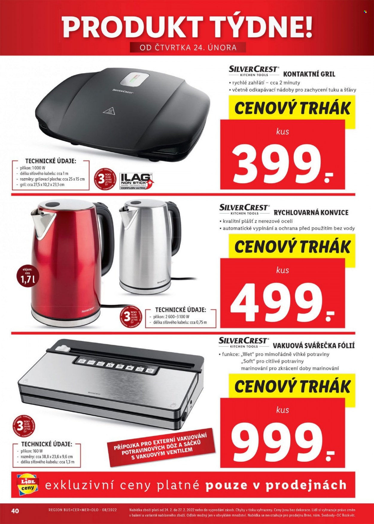 Leták Lidl - 21.2.2022 - 27.2.2022. Strana 40
