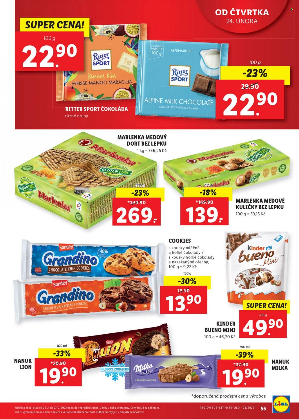 Leták Lidl - 21.2.2022 - 27.2.2022. Strana 55