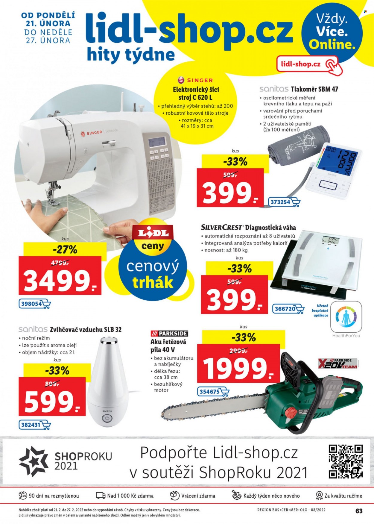 Leták Lidl - 21.2.2022 - 27.2.2022. Strana 63