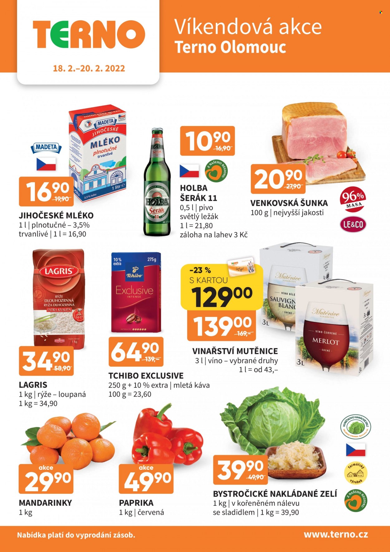 Leták coop TERNO - 18.2.2022 - 20.2.2022. Strana 1