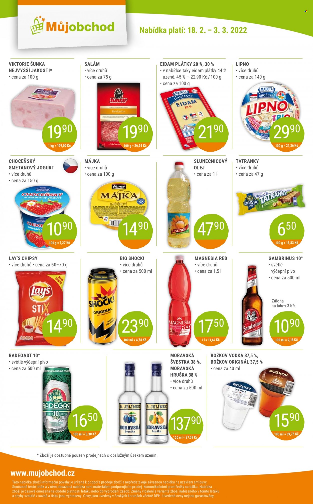 Leták Můj obchod - 18.2.2022 - 3.3.2022. Strana 2