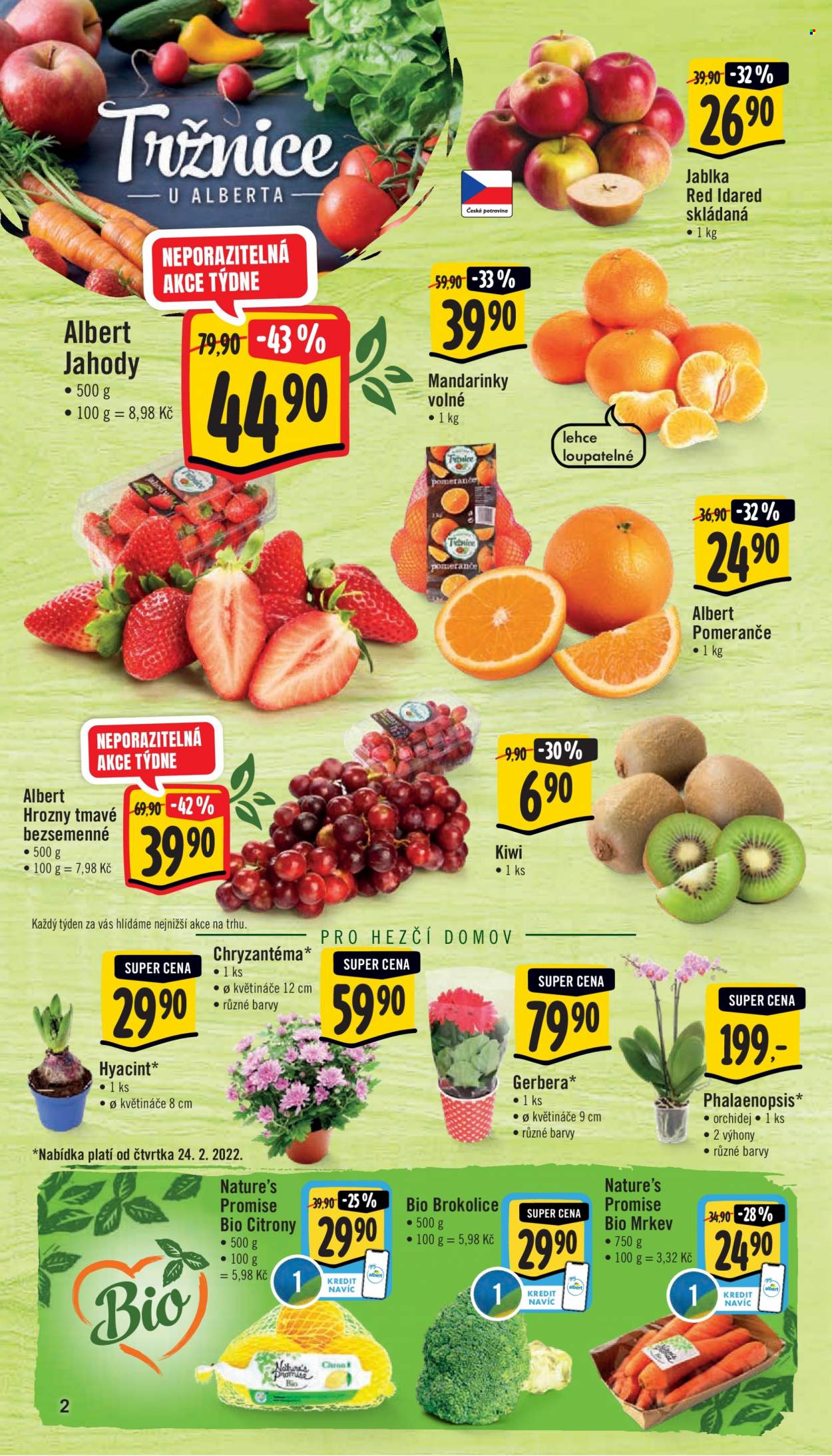 Leták Albert Supermarket - 23.2.2022 - 1.3.2022. Strana 2