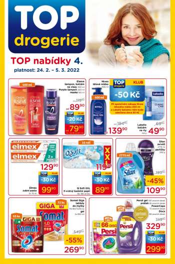Leták TOP drogerie - 24.2.2022 - 5.3.2022.