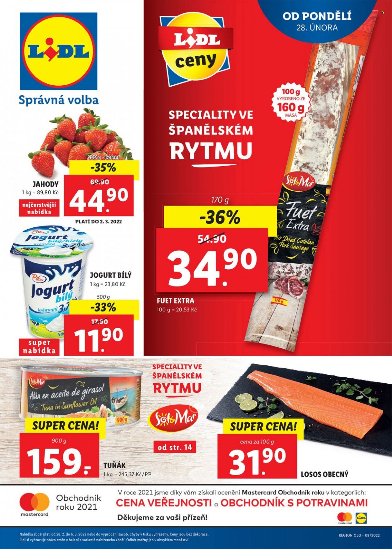 Leták Lidl - 28.2.2022 - 6.3.2022. Strana 1