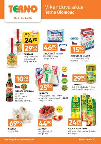 Leták coop TERNO - 25.2.2022 - 27.2.2022.
