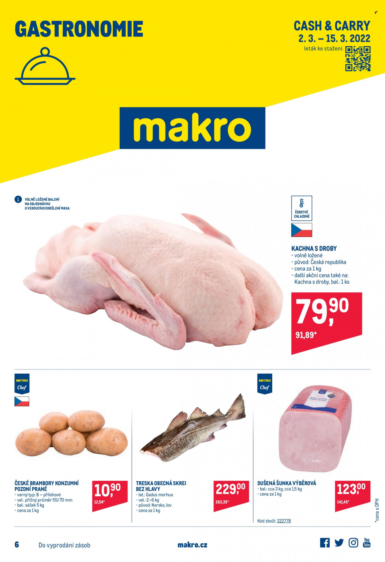 Leták MAKRO - 2.3.2022 - 15.3.2022. Strana 1