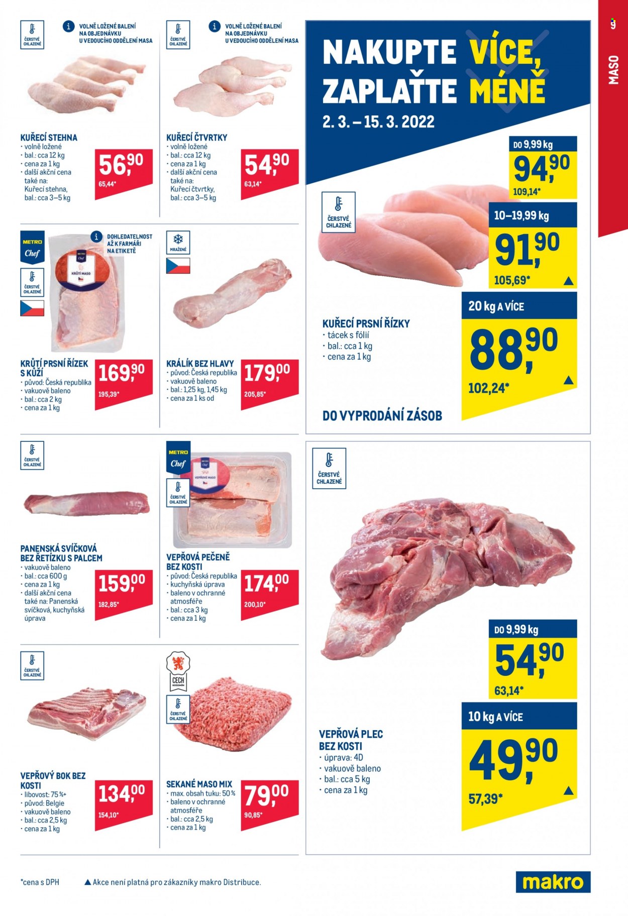 Leták MAKRO - 2.3.2022 - 15.3.2022. Strana 9