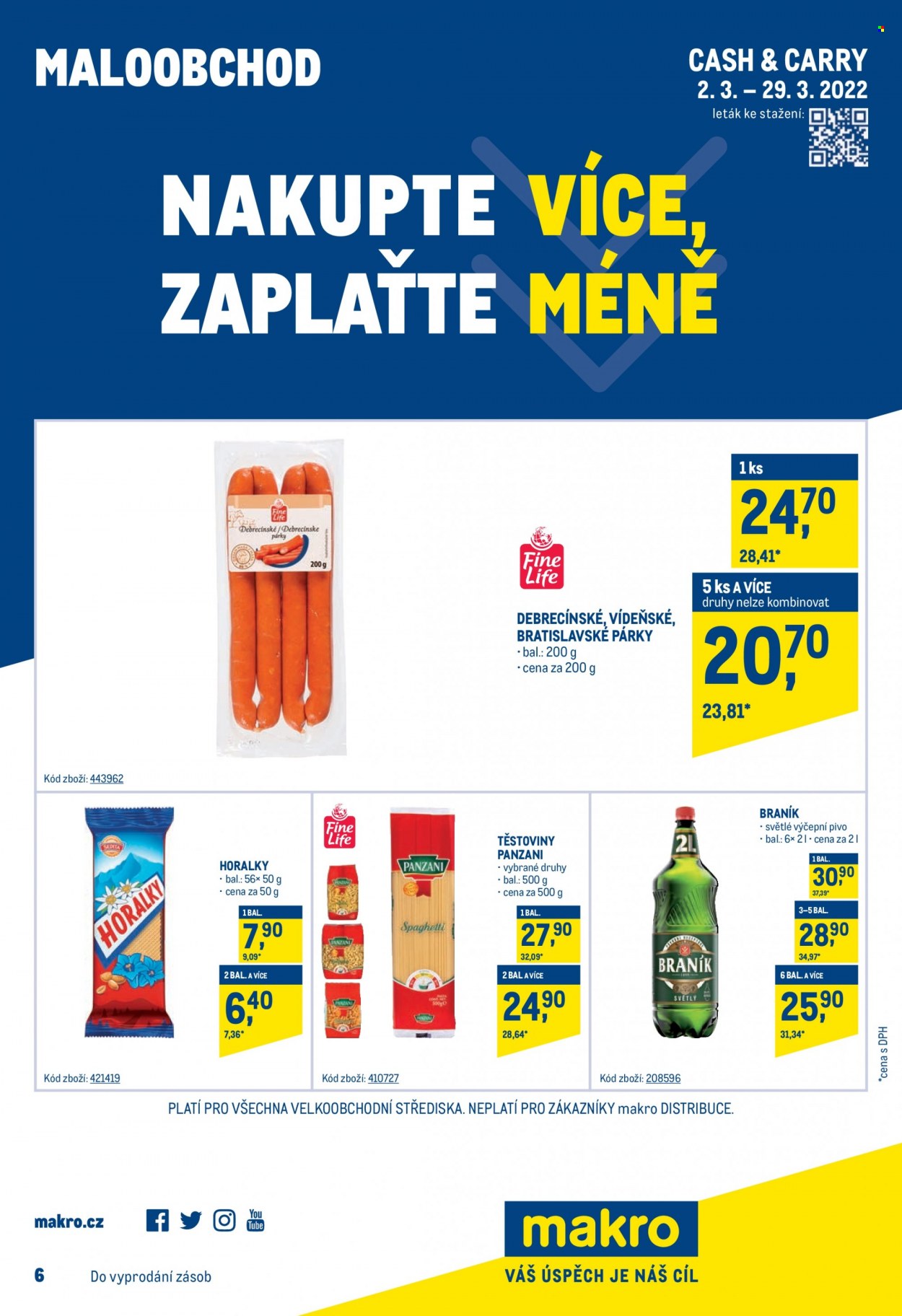Leták MAKRO - 2.3.2022 - 29.3.2022. Strana 1