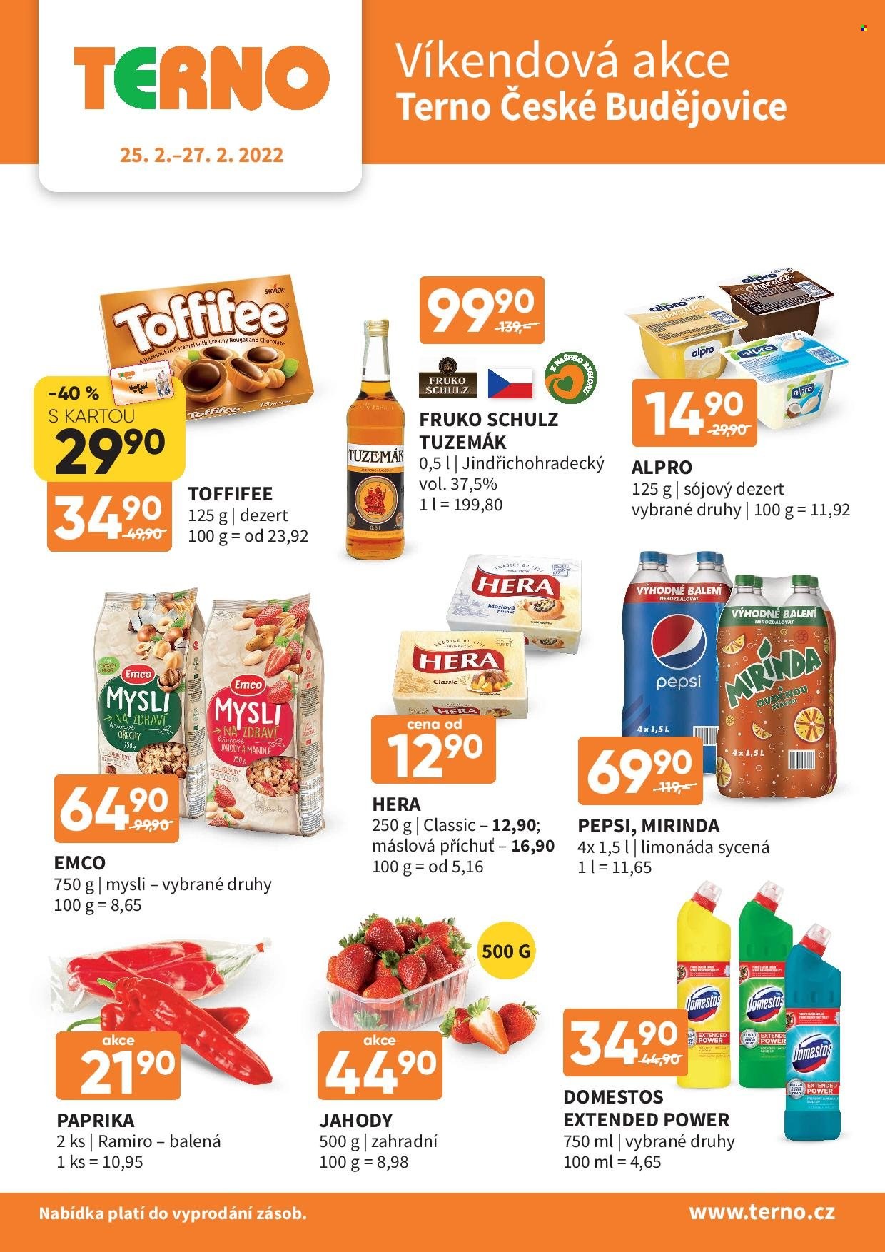 Leták coop TERNO - 25.2.2022 - 27.2.2022. Strana 1
